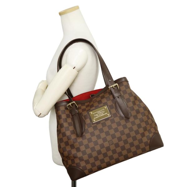 8 Louis Vuitton Hampstead MM Tote Bag Damier Brown Tea