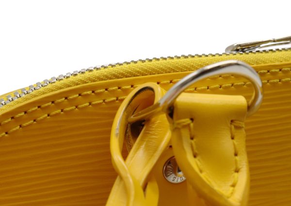 9 Louis Vuitton Epi Alma PM Handbag Leather Mimosa Yellow