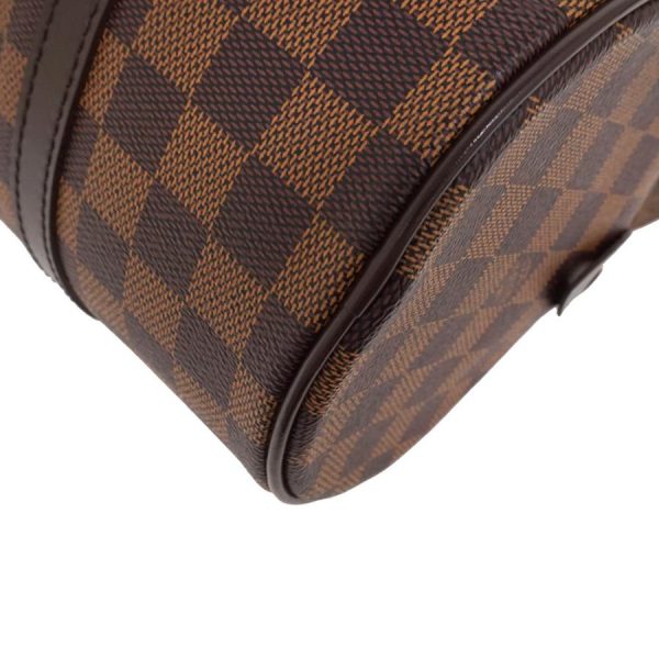 9 Louis Vuitton Damier Ebene Papillon 30 Hand Shoulder Bag Brown