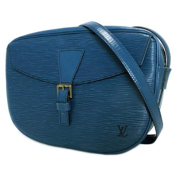 9 Louis Vuitton Jonuffeille Epi Diagonal Shoulder Bag Blue