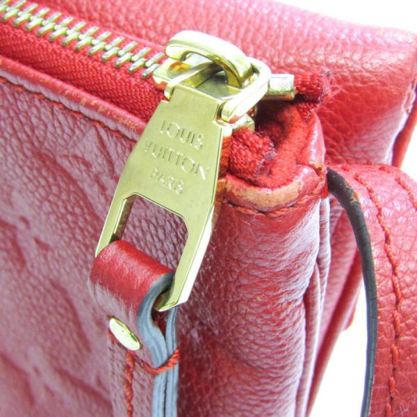 9 Louis Vuitton Monogram Implant Twice Shoulder Bag Cerise