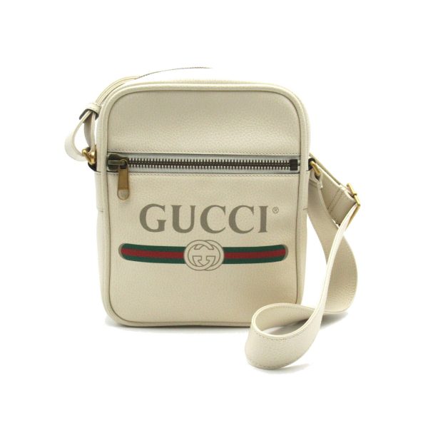 justbag01 Gucci Messenger Bag Leather Ivory Shoulder Bag