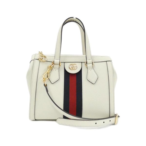 justbag01 Gucci OPHIDIA Shoulder Bag Handbag Leather White