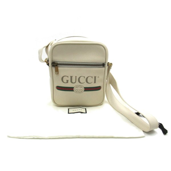 justbag06 Gucci Messenger Bag Leather Ivory Shoulder Bag