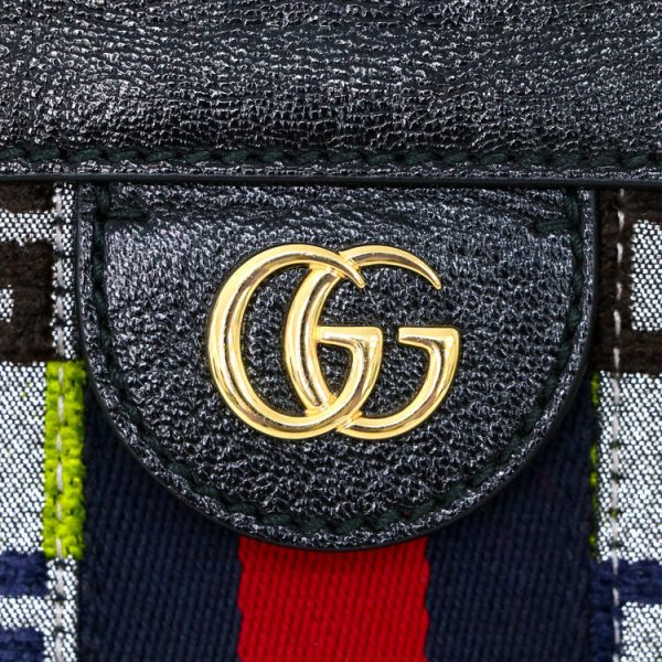 justbag06 Gucci Ophidia GG Chain Shoulder Bag Small Leather Multicolor