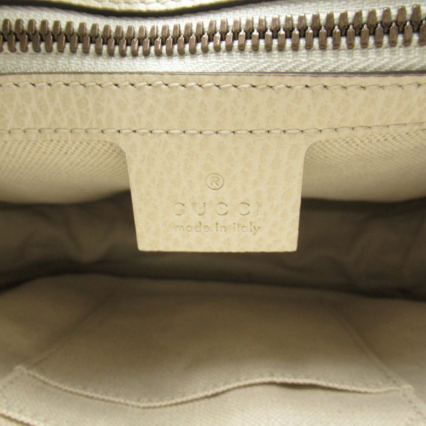 justbag08 Gucci Messenger Bag Leather Ivory Shoulder Bag