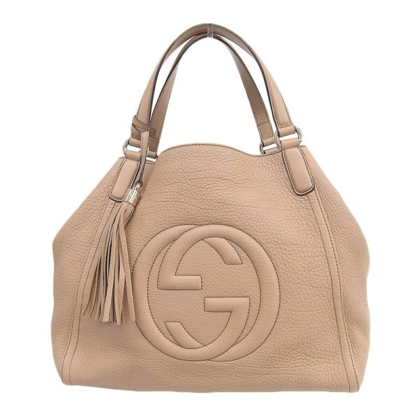 justbag1 Gucci Bag Tote Bag Shoulder Bag Soho Leather Light Brown