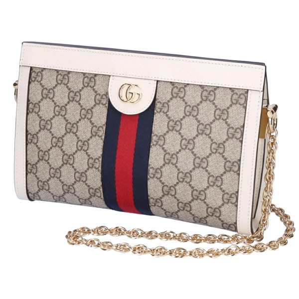 justbag1 Gucci Shoulder Bag Ophidia Beige White