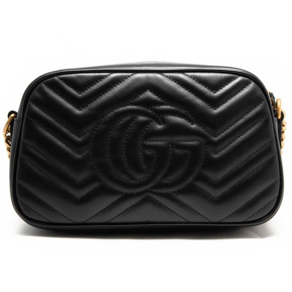 justbag3 Gucci Shoulder Bag GG Marmont Quilting Small Black