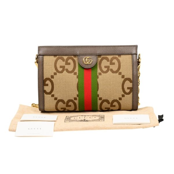 justbag6 Gucci Shoulder Bag Canvas Brown