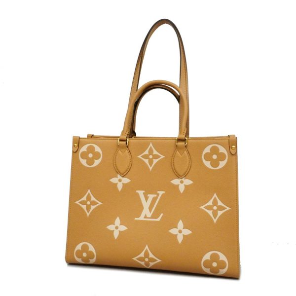 1 Louis Vuitton On The Go MM 2 Way Bag Monogram Implant