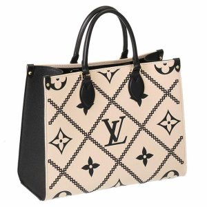 1 Louis Vuitton Monogram Keepall Bandouliere 55 Bag M41414 Brown