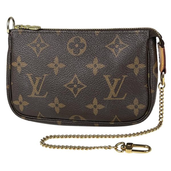 1 Louis Vuitton Mini Pochette Accessoires Makeup Cosmetics Accessory Pouch Monogram Brown