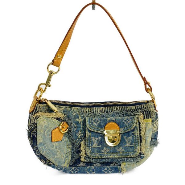 1 Louis Vuitton Monogram Denim Patchwork Pouchy Shoulder Bag