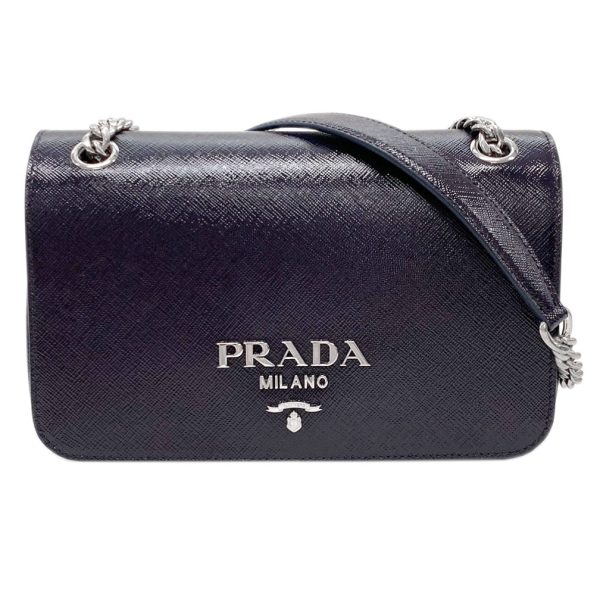 1 Prada Pattina Saffiano Vernic Mora 2 Way Shoulder Bag