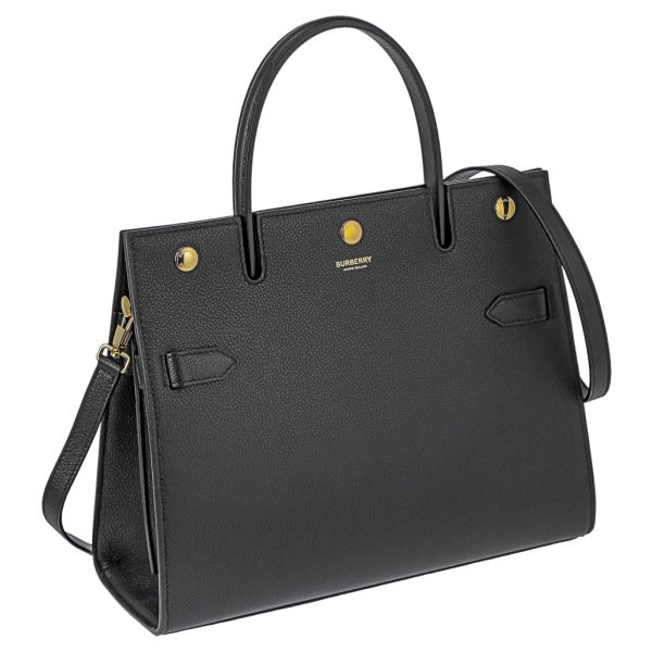 1 Burberry Handbag Calf Leather Black