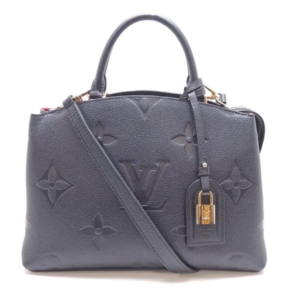 1 Louis Vuitton Petit Palais PM Handbag Monogram Empreinte Noir