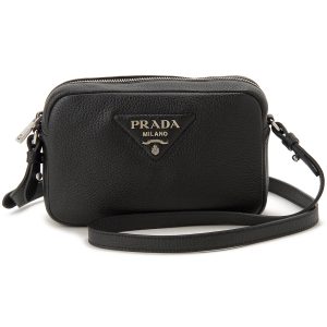 1 PRADA 2WAY handbag BN1954 black shoulder bag