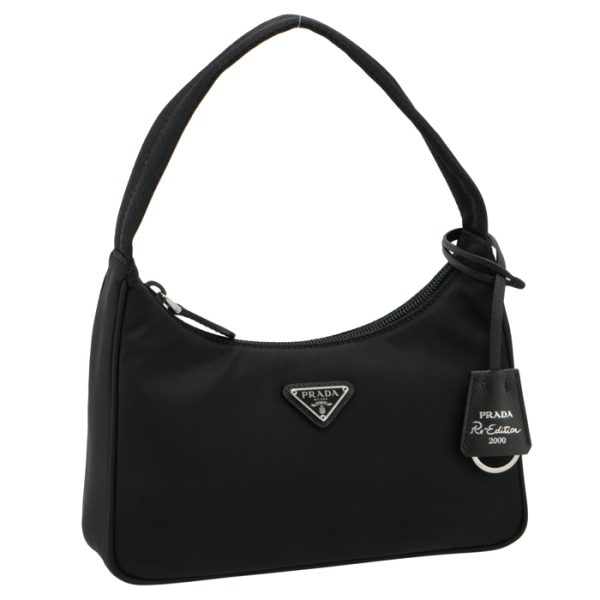 1 Prada Shoulder Bag Mini Bag Nylon Black