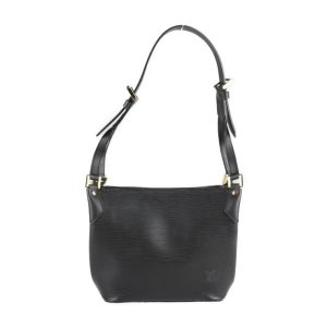 1 Loewe Logo Nappa Square Double Zip Handbag Black