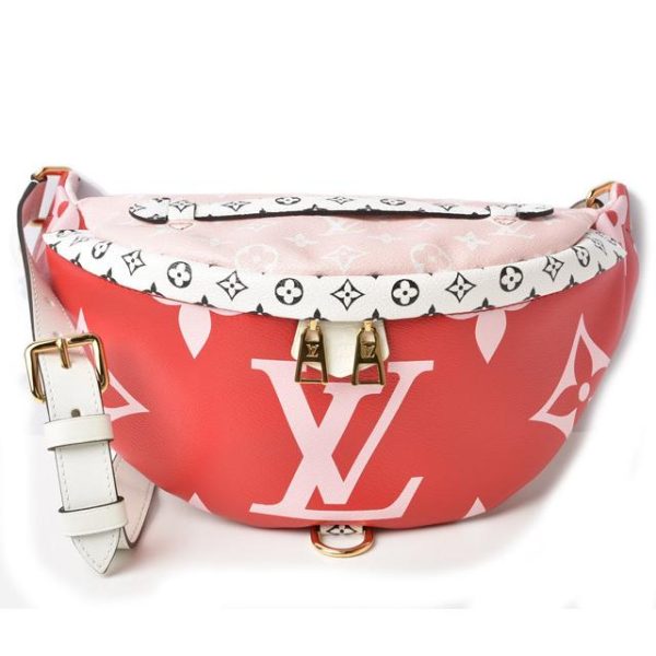 1 Louis Vuitton Body Bag Bum Bag Summer Capsule Monogram Giant Rouge Red