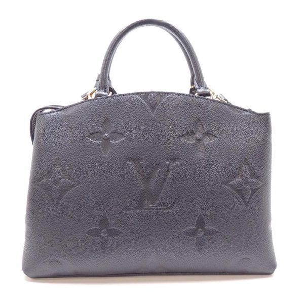 2 Louis Vuitton Petit Palais PM Handbag Monogram Empreinte Noir