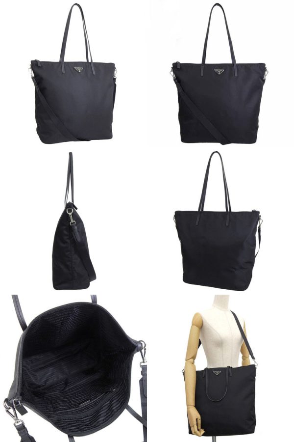 2 Prada Shoulder Bag Black