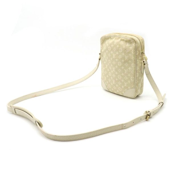 2 Louis Vuitton Monogram Mini Lin Danube Shoulder Bag Dune White Ivory