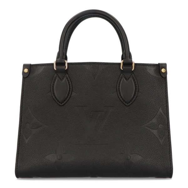 3 Louis Vuitton On The Go PM Shoulder Bag Monogram Emplant Black