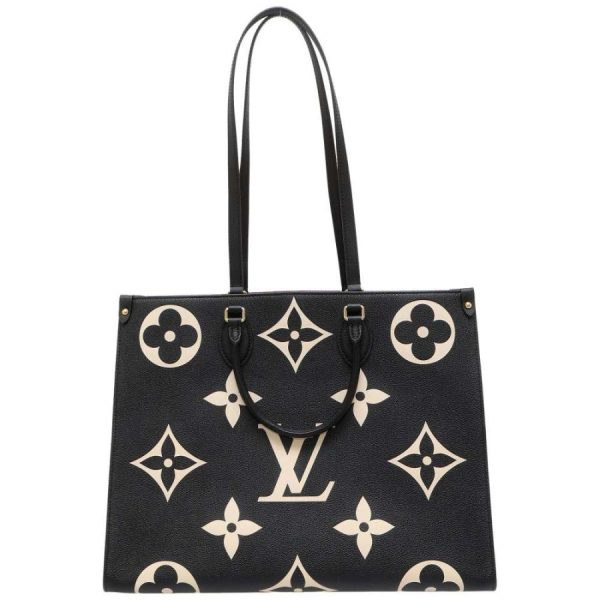 3 Louis Vuitton On The Go GM Tote Bag Monogram Implant Noir