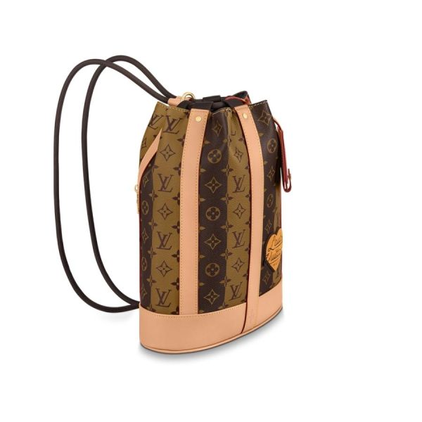 3 Louis Vuitton Waist Bag Waist Pouch Body Bag Monogram Stripe Canvas Leather