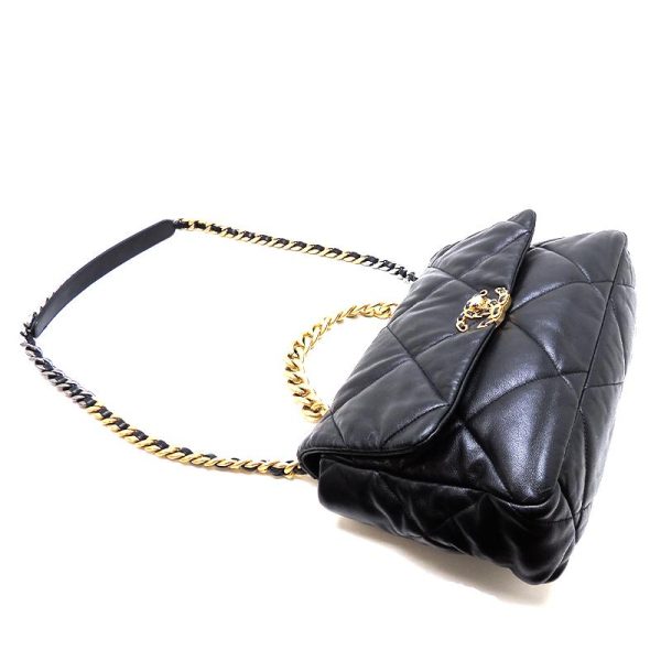 3 Chanel Large Handbag Lambskin Black