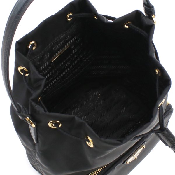 3 Prada 2 Way Shoulder Bag Handbag Nero Black