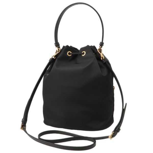 3 Prada Shoulder Bag Mini Bag Duet Nylon Black