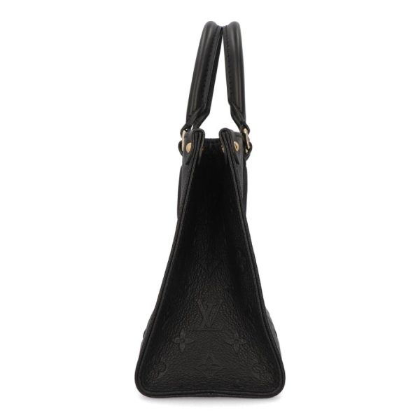 4 Louis Vuitton On The Go PM Shoulder Bag Monogram Emplant Black