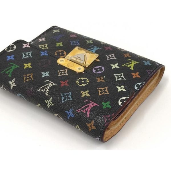 4 Louis Vuitton Portefeuille Koala Trifold Wallet Monogram Multicolor Noir