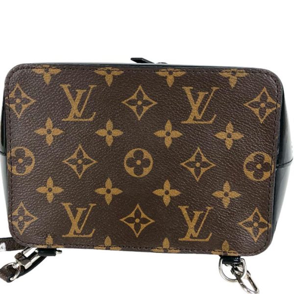 4 Louis Vuitton Backpack Daypack Monogram x Black Monogram Canvas Patent Leather