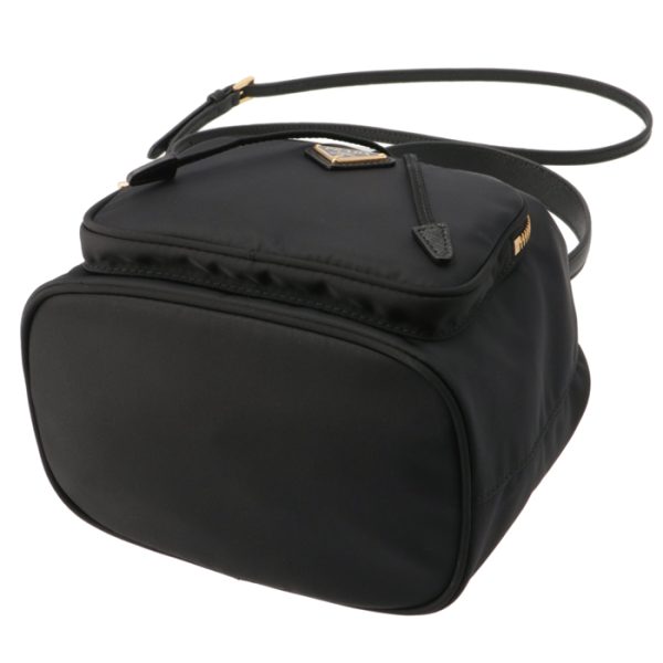 4 Prada Shoulder Bag Mini Bag Duet Nylon Black