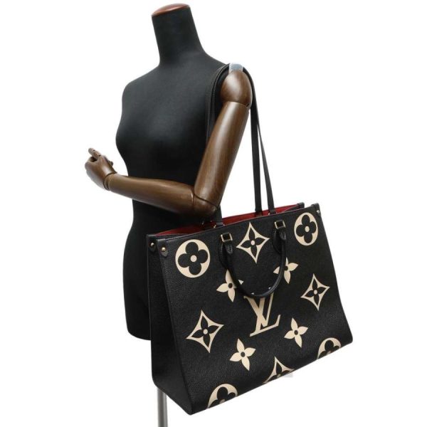 5 Louis Vuitton On The Go GM Tote Bag Monogram Implant Noir