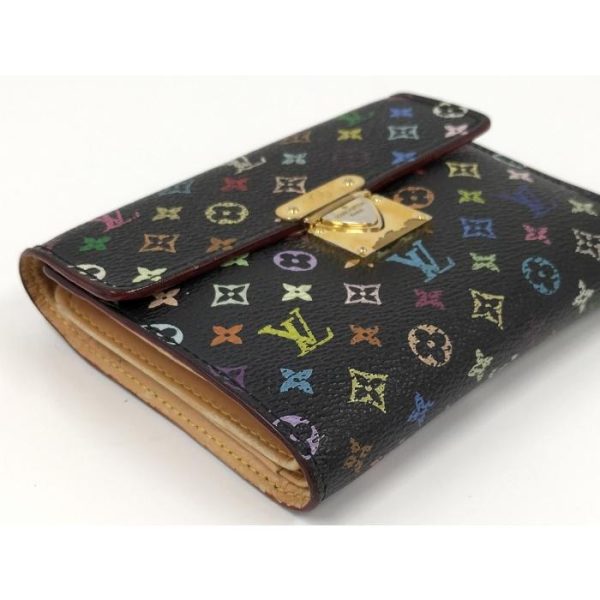 5 Louis Vuitton Portefeuille Koala Trifold Wallet Monogram Multicolor Noir