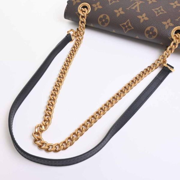 5 Louis Vuitton Monogram Passy Chain Shoulder Bag Brown