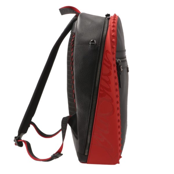 5 Christian Louboutin Backpack Rucksack Calfskin Black