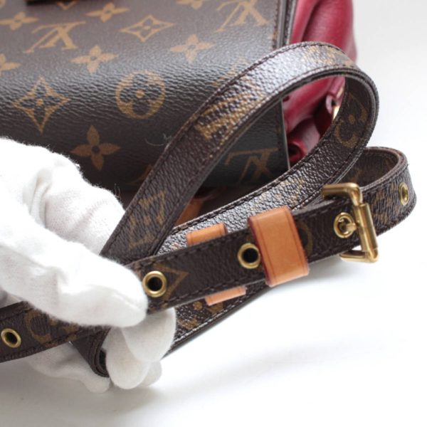 5 Louis Vuitton Eden PM Rouge Monogram Handbag Brown