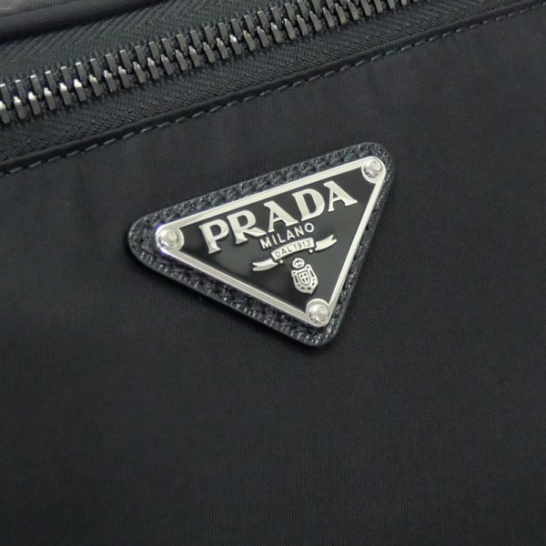 5 Prada Body Bag One Shoulder Belt Bag Nylon Black