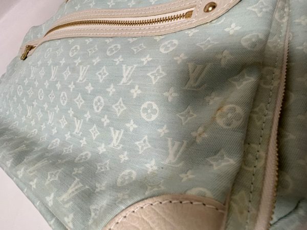 5 Louis Vuitton Mini Lin Sac a Langer Diaper Bag With Strap Blue