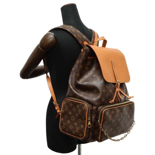 5 Louis Vuitton Backpack Monogram Trio Backpack Brown