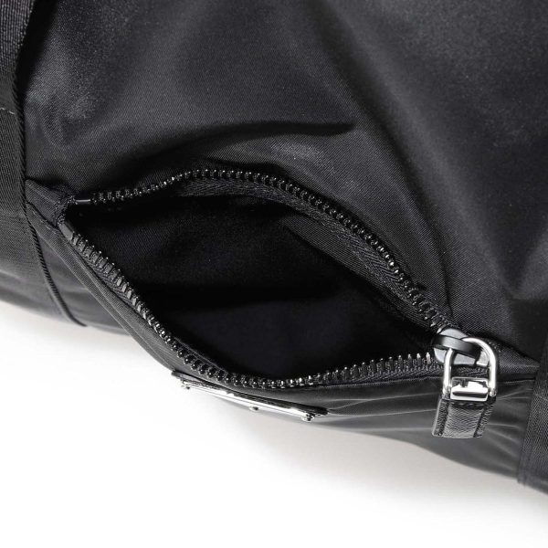 6 Prada Boston Bag Nylon Travel Bag Black