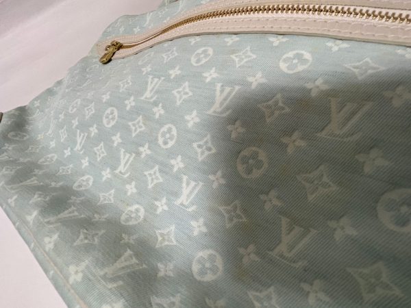 6 Louis Vuitton Mini Lin Sac a Langer Diaper Bag With Strap Blue