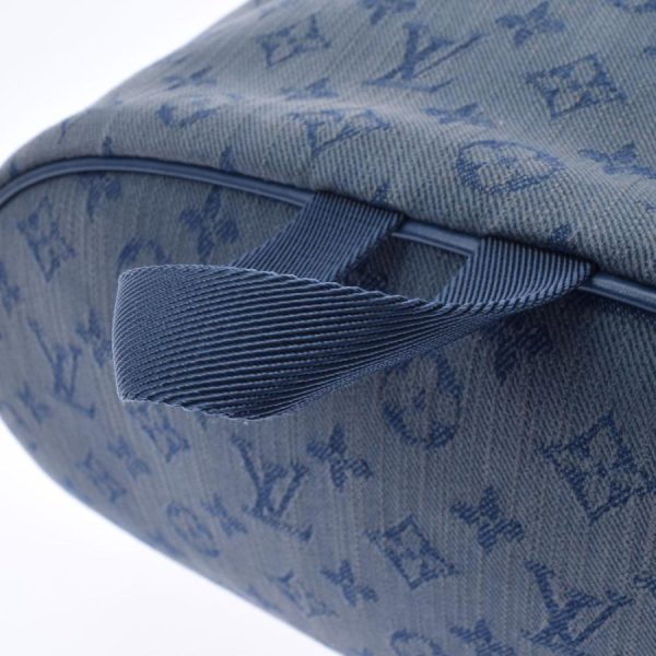 6 Louis Vuitton Monogram Denim Chalk Backpack Daypack Blue