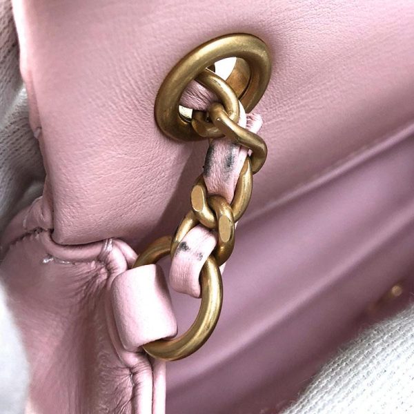 7 Chanel Mini Matelasse Heart Charm Chain Shoulder Bag Lambskin Pink Gold Hardware